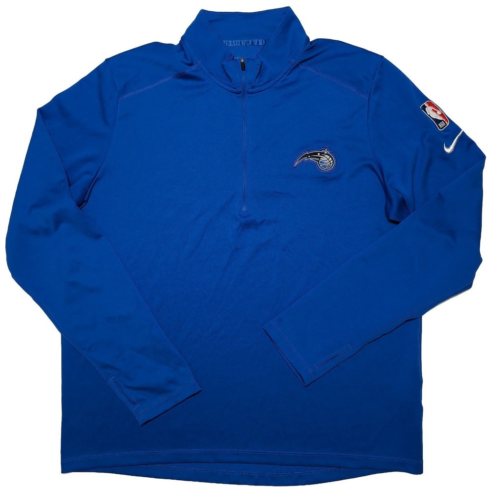 NIKE Orlando Magic NBA 1/2 Zip Pullover Blue Men's XL‎